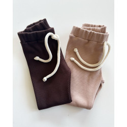 Spodnie slim prążkowane